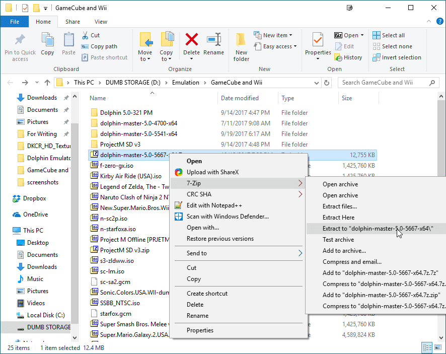 how to set up dolphin emulator mac
